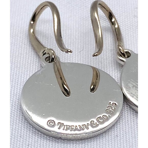 Tiffany & Co Sterling Silver 925 Return To Tiffany Dangle Drop Earrings